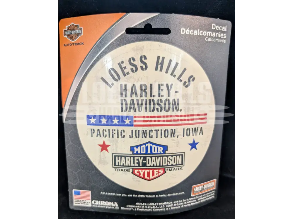Loess Hills Harley-Davidson Patriotic Decal 443659 - Decals