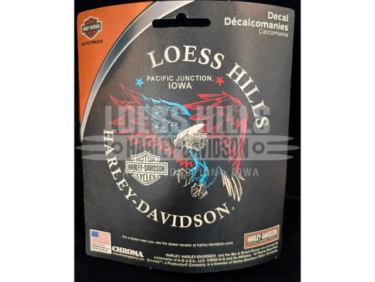 Loess Hills Harley-Davidson Patriotic Eagle Decal 463659