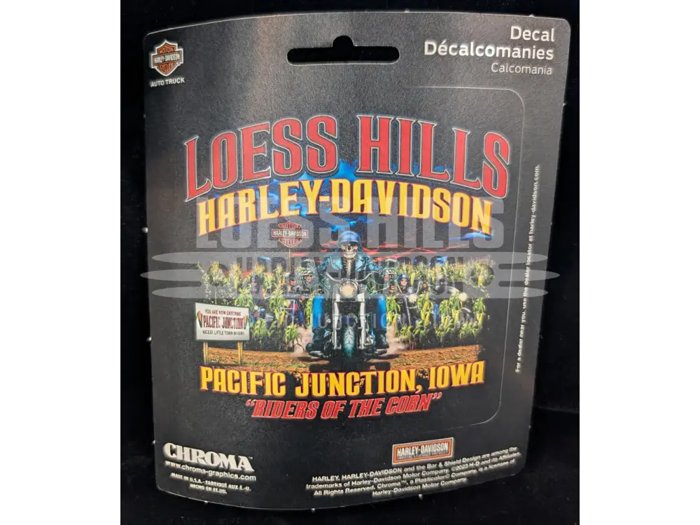 Loess Hills Harley-Davidson Riders of the Corn Decal