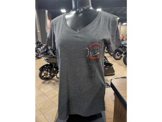 Loess Hills Harley-Davidson Women’s Flower Sketch T-shirt