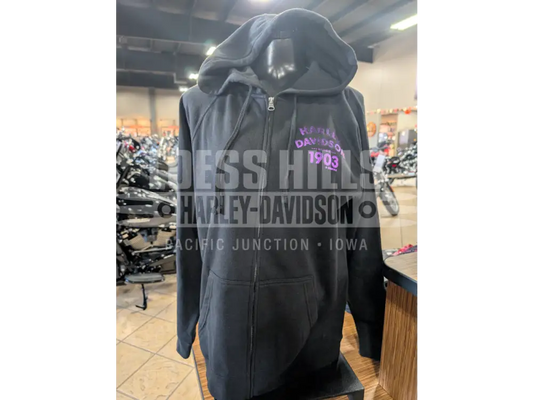 Loess Hills Harley-Davidson Women’s Luxe Zip-up Hoodie