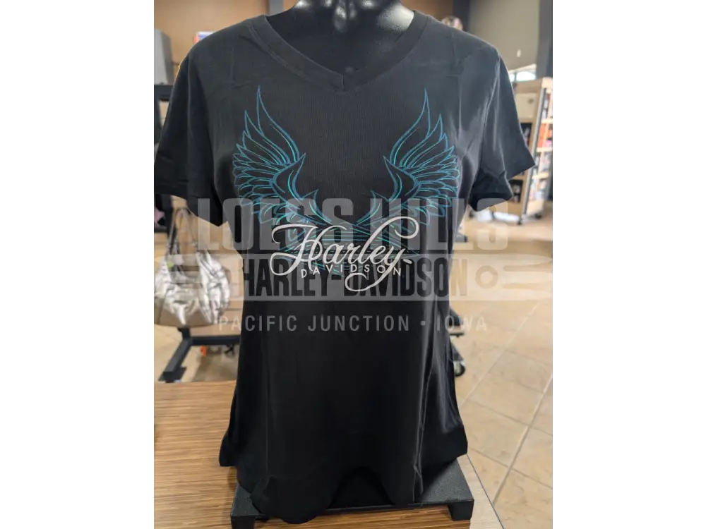 Loess Hills Harley-Davidson Women’s Pin Stripe Wings