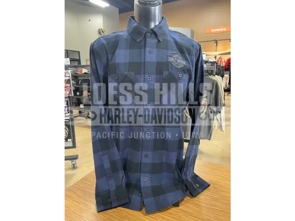 Men’s Bar & Shield Black/Dark Blue Longsleeve Buffalo