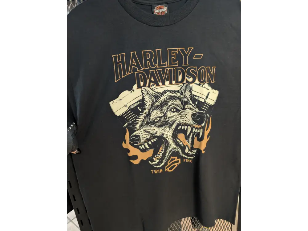 Men’s Black H-D Twin Fire Power T-shirt 3002450 - Men’s