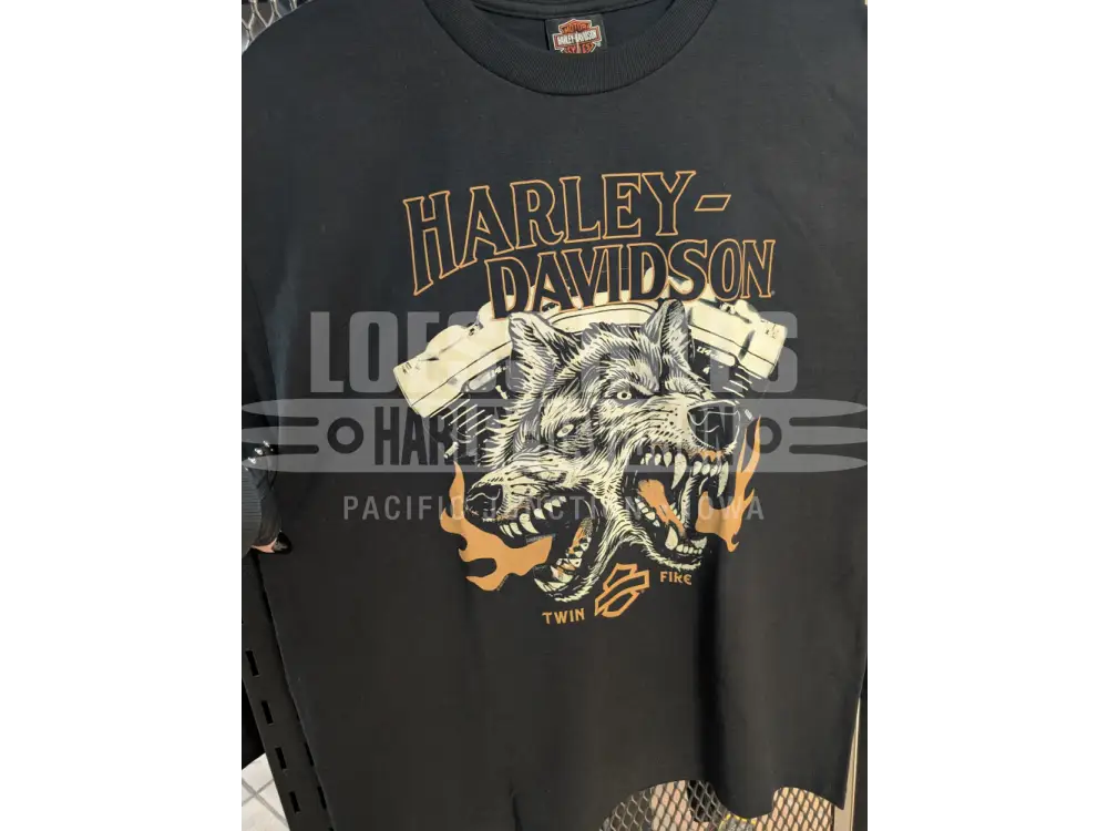 Men’s Black H-D Twin Fire Power T-shirt 3002450 - Men’s
