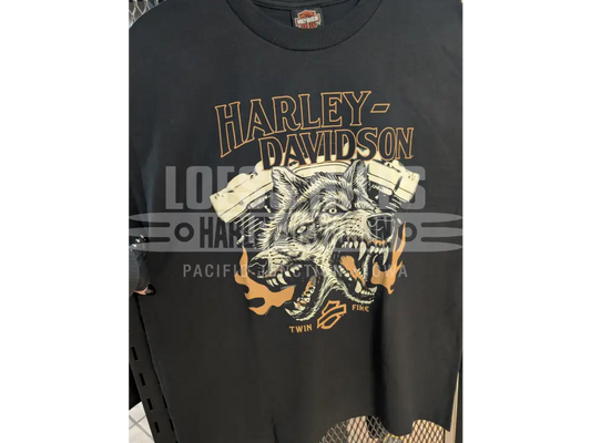 Men’s Black H-D Twin Fire Power T-shirt 3002450 - Men’s