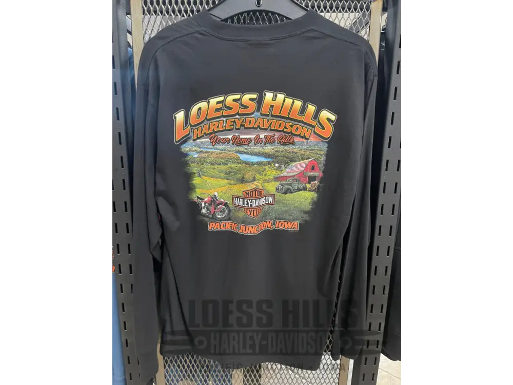 Men’s Black HD Three Wheelin’ Longsleeve 3002214 - Men’s