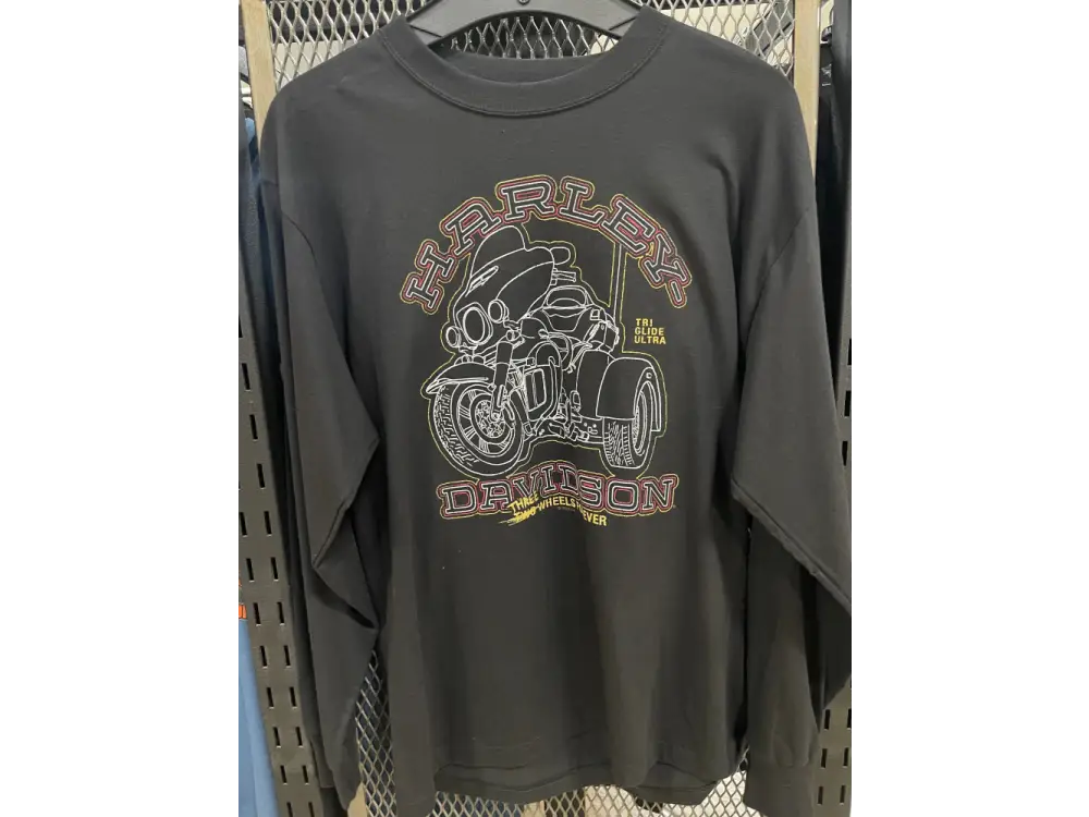 Men’s Black HD Three Wheelin’ Longsleeve 3002214 - Men’s