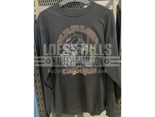 Men’s Black HD Three Wheelin’ Longsleeve 3002214 - Men’s