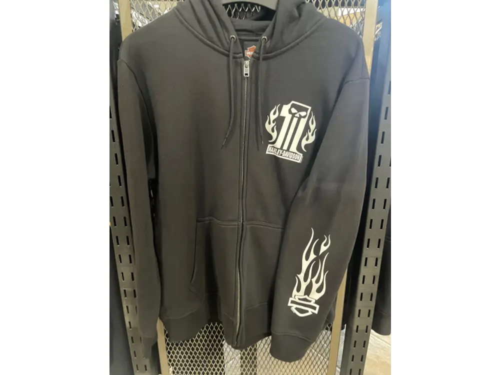 Men’s Black Zip Up Hoodie 3002518 - Men’s Hoodie