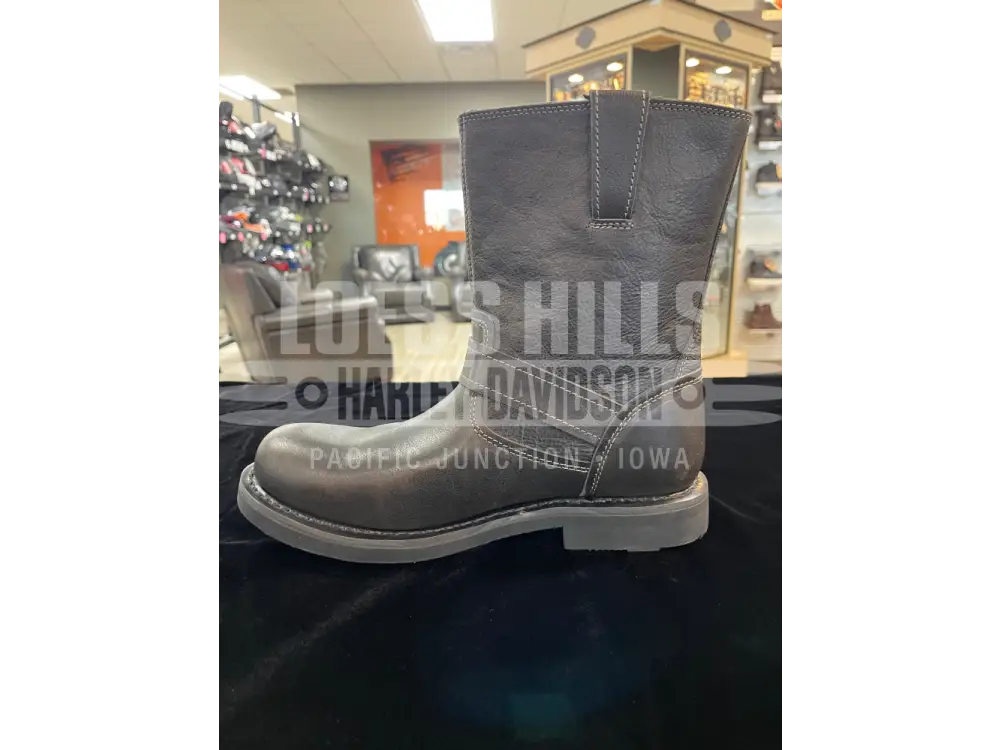 Men’s Dallam Slate Grey Engineer Boots D93849 - Men’s Shoes