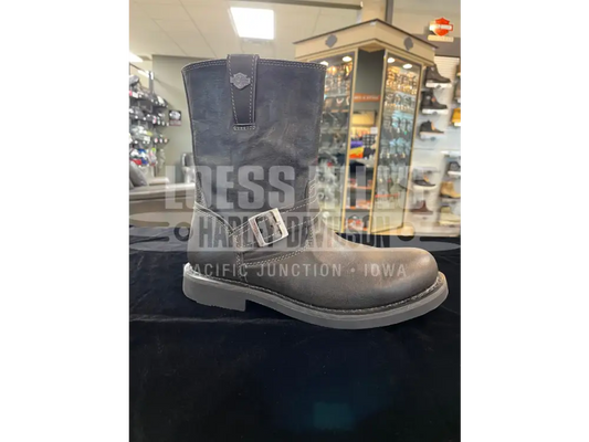 Men’s Dallam Slate Grey Engineer Boots D93849 - Men’s Shoes