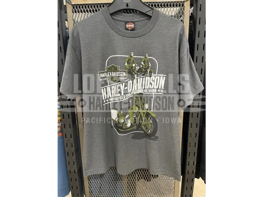 Men’s Grey H-D WW2 Motorcycle T-shirt 3002466 - Men’s