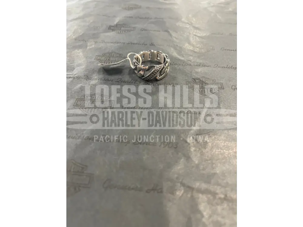 Men’s H-D Banner Curb Link Ring HSR0084-13 - 13 - Jewelry