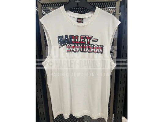 Men’s H-D Flag Drop H Logo Sleeveless Tee 3002496 - Men’s