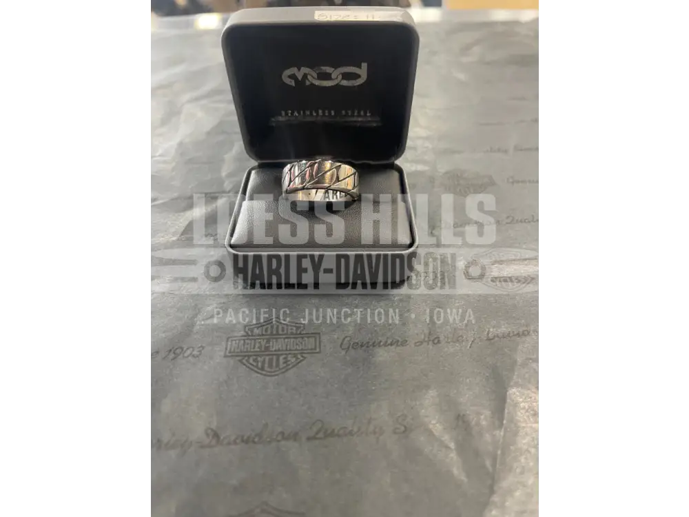 Men’s H-D Flat Chain Thick Ring HSR0113-11 - 11 - Jewelry