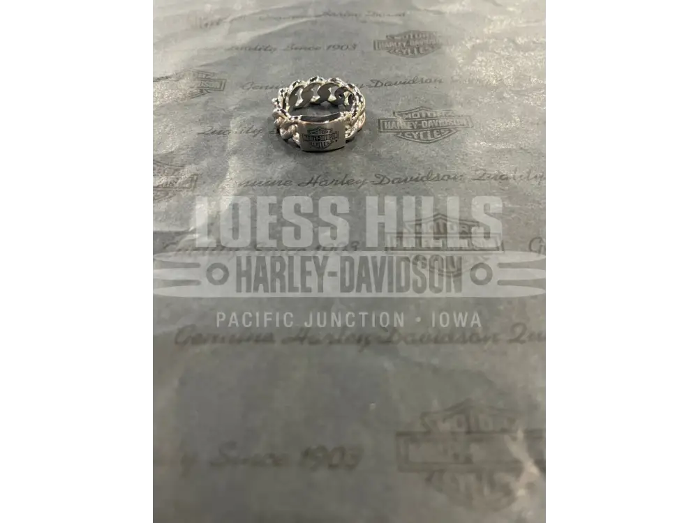Men’s H-D Logo Curb Link Ring 34R00046/34R00059 - Jewelry