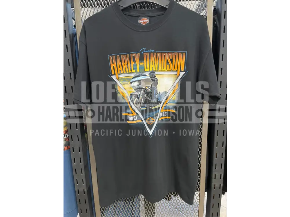 Men's H-D Nightlife Black T-shirt 40294781 – Loess Hills Harley