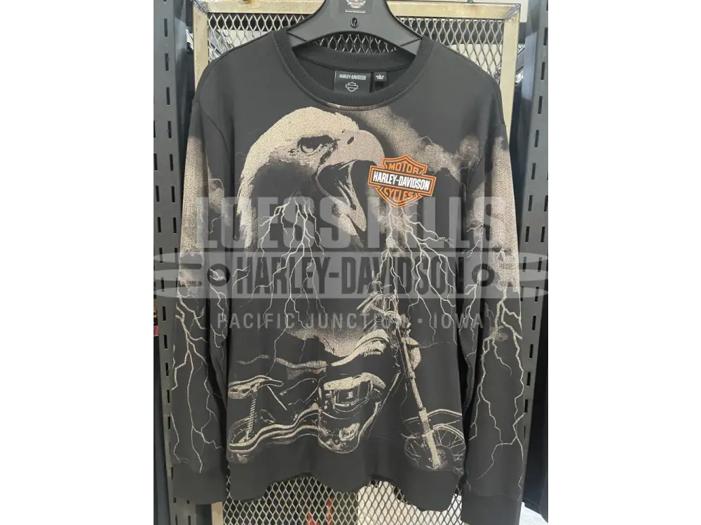 Men’s Harley Davidson Eagle Rider Crewneck 96011 25VM Men’s