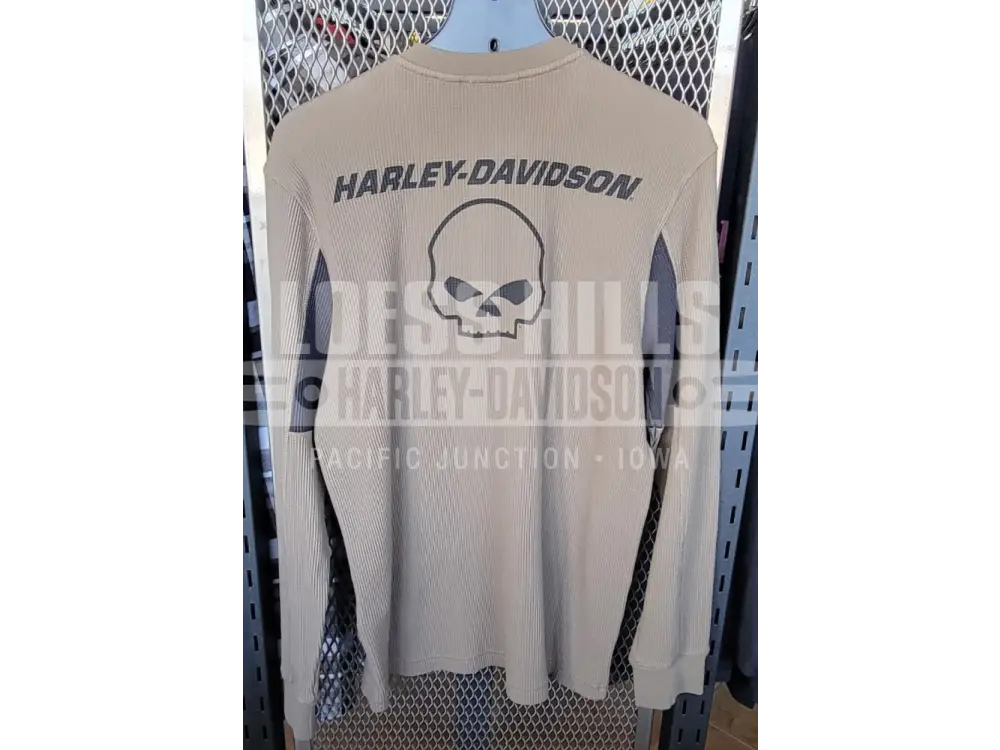 Men’s Harley-Davidson Willie G Skull Thermal Henley