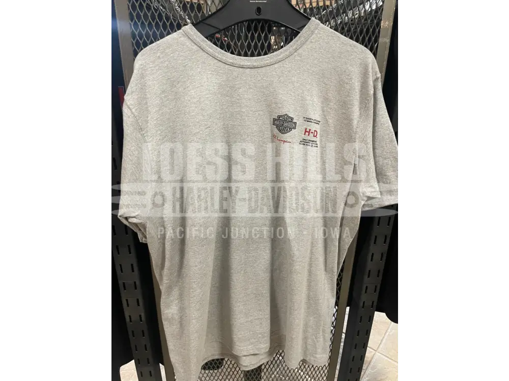 Men’s Harley-Davidson X Champion Grey/Red T-shirt