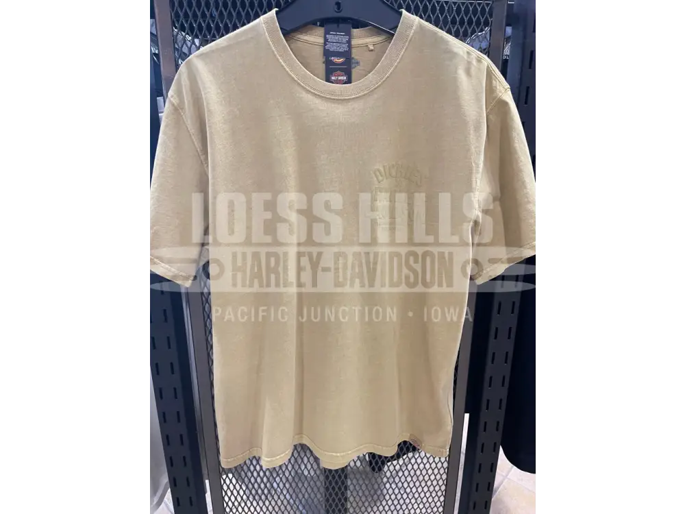 Men’s Harley-Davidson X Dickies Heavyweight Gold T-shirt