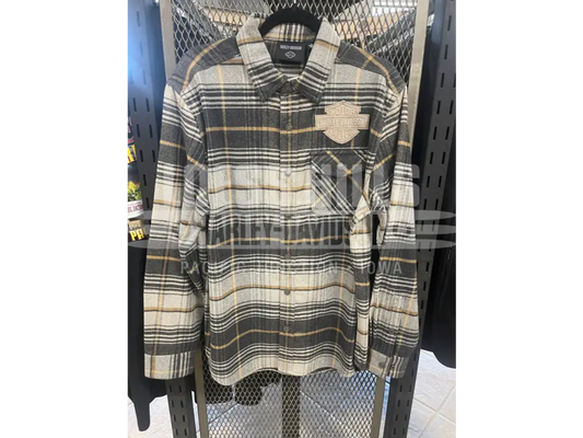 Men’s Longsleeve Plaid T-shirt 96224-24VM/000M - M - Men’s