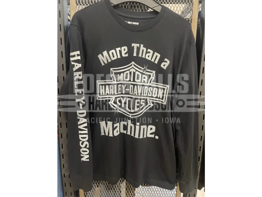 Men’s More Than A Machine Black Long Sleeve 96726-25VM