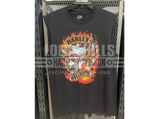 Men’s Rockin Panhead Sleeveless Tee 3002211 - Men’s Muscle