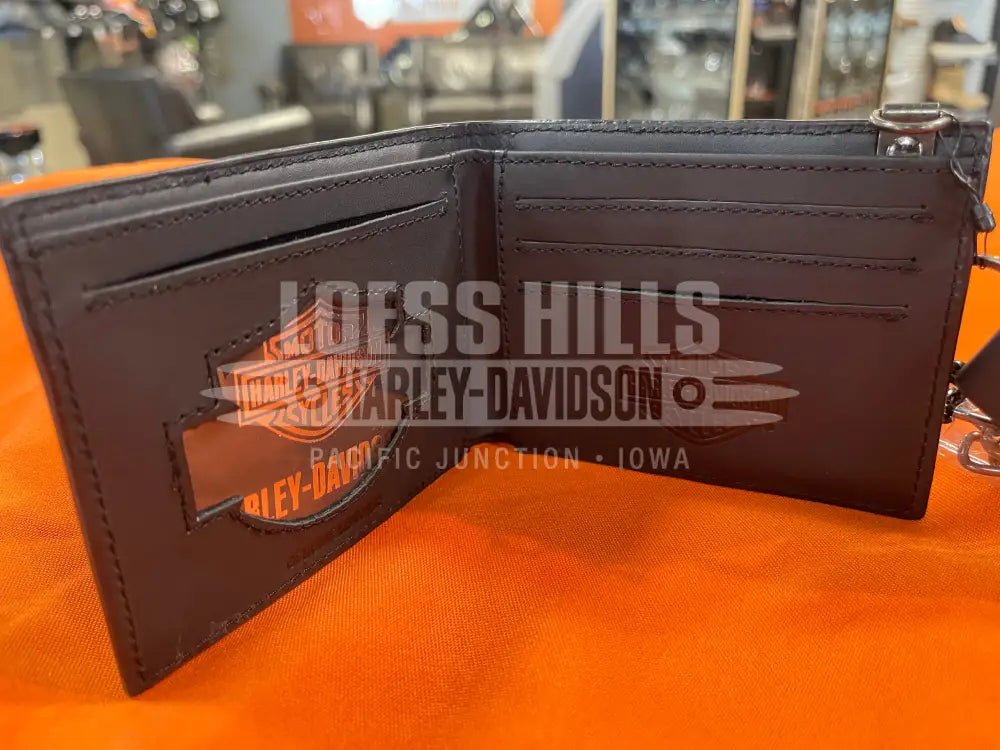 Men’s Shot Caller Bifold Wallet HDMWA11235-BLK - Wallets