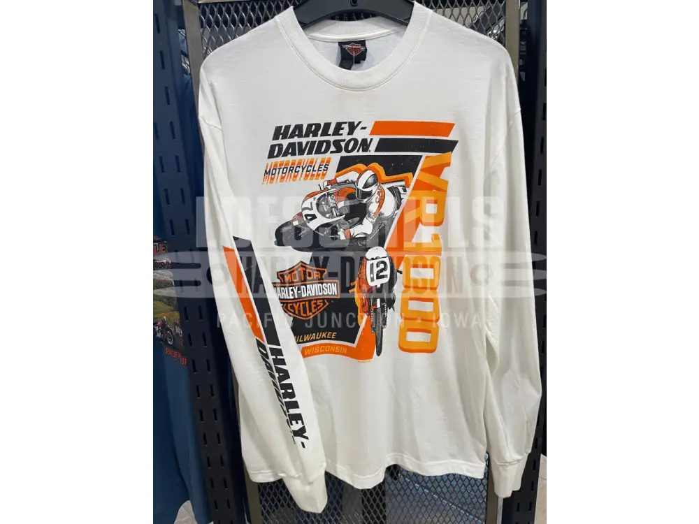 Men's White HD VR1000 Longsleeve T-shirt 3002590 – Loess Hills