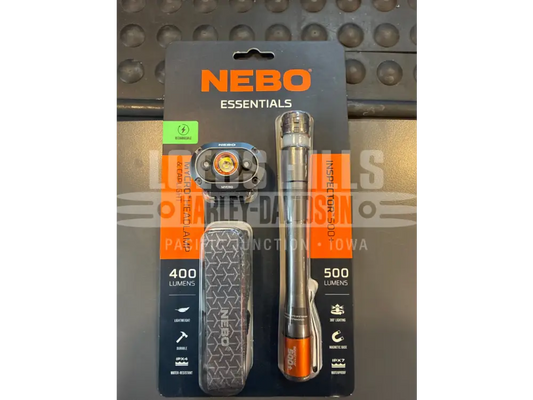 Nebo Essentials Inspector 500/Mycro Headlamp 400 Combo