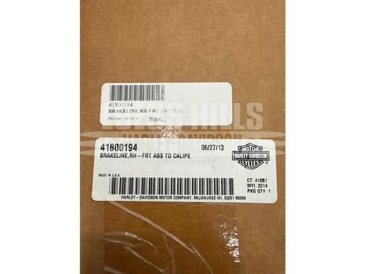 NEW OEM Harley Davidson RH Front ABS to Caliper Brakeline