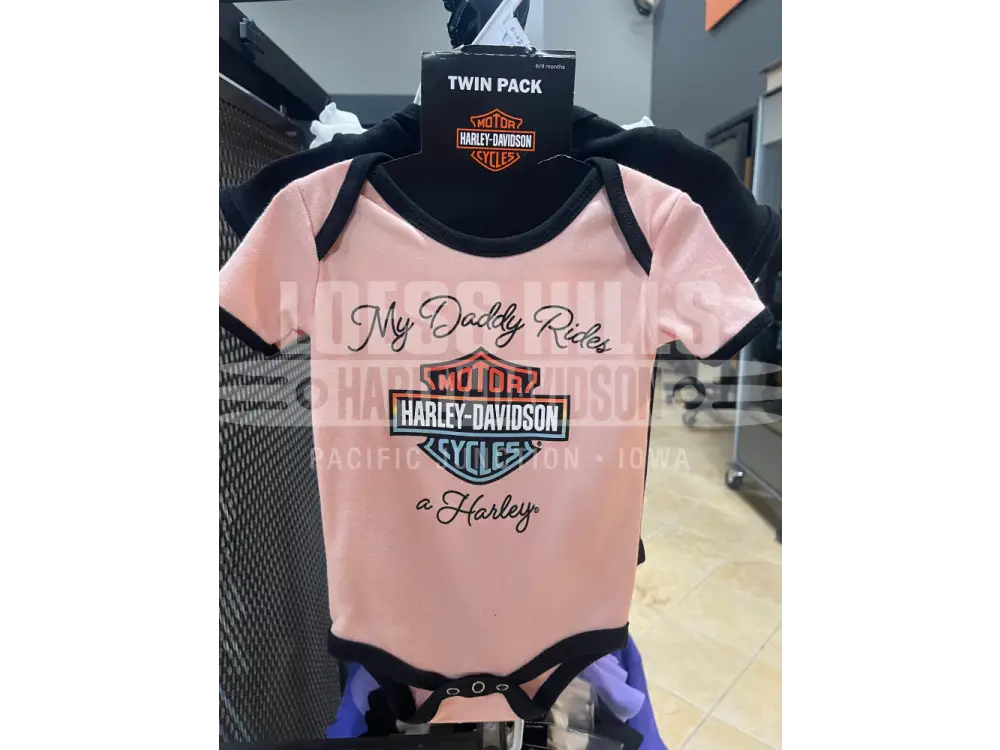 Newborn/Infant Girl’s Daddy Rides 2 Pack Onesie 3009434
