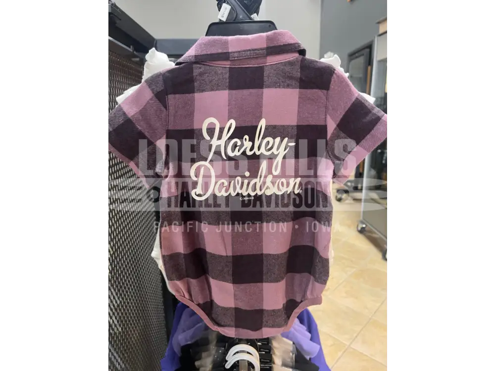 Newborn/Infant Girl’s Purple Plaid Onesie 3003407/3013407
