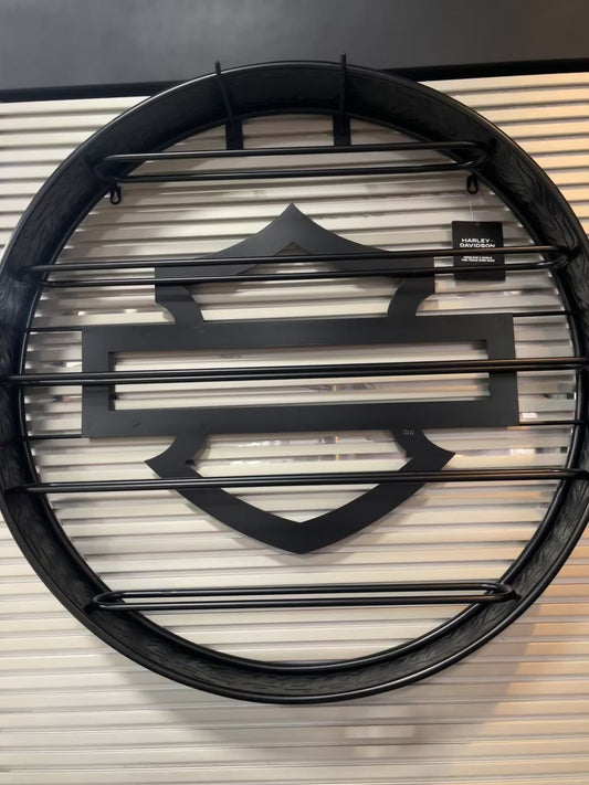 Harley-Davidson Open Bar & Shield Tire Tread Wine Rack HDL-18645