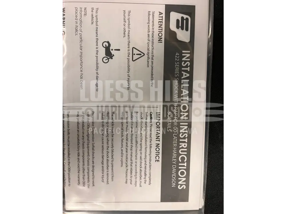 PROGRESSIVE SUSPENSION 422 Series Shocks with Remote