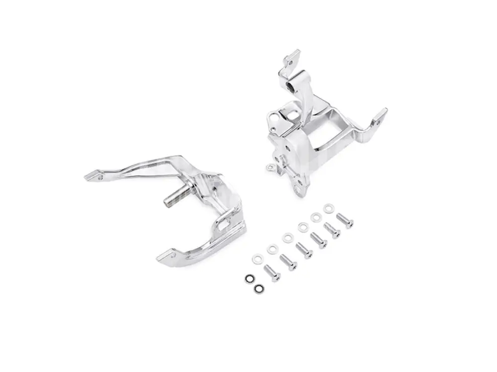 Rider Footboard Brackets - Chrome: 33698-07 - FOOTBOARD