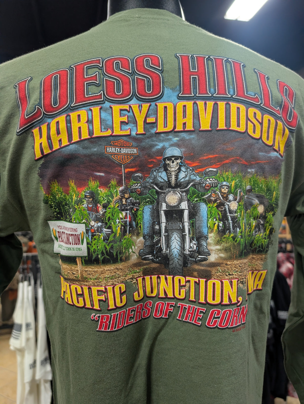 Loess Hills Harley-Davidson Men's HD Sinister Long Sleeve Shirt 402942660