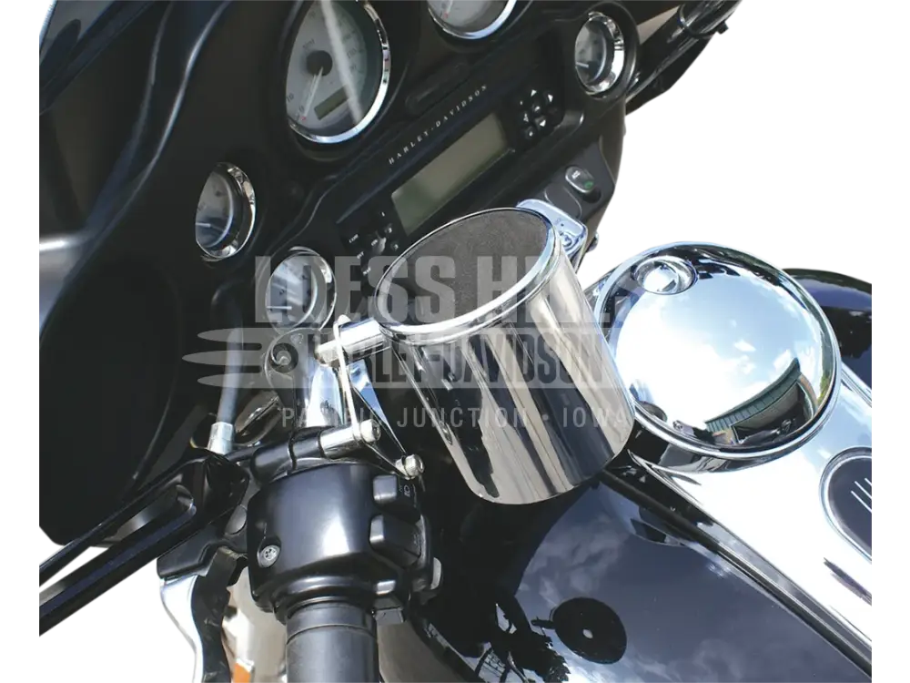 RIVCO PRODUCTS Cup Holder Chrome - 0636-0013 - Drink Carrier