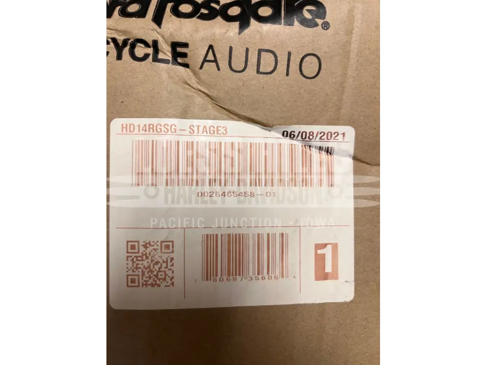 ROCKFORD FOSGATE Harley-Davidson® 4-Speaker & Amp Kit