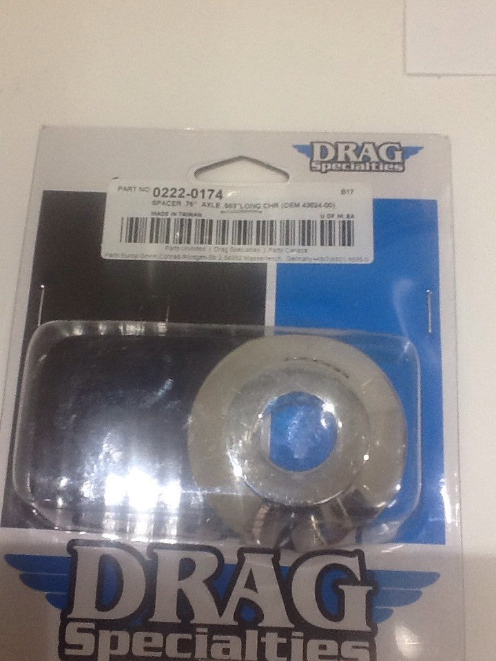 Drag Specialties .563 in. L Wheel Spacer - 0222-0174