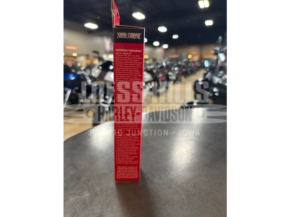 SHOW CHROME Spiral Antenna - 4401-0214 - AUDIO