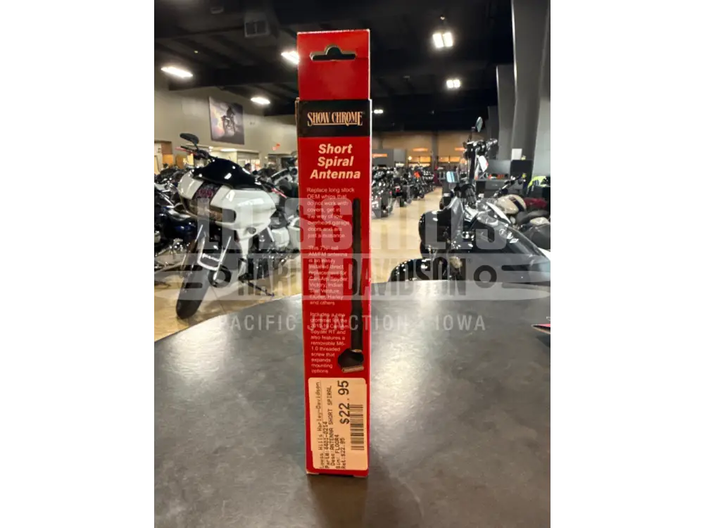 SHOW CHROME Spiral Antenna - 4401-0214 - AUDIO