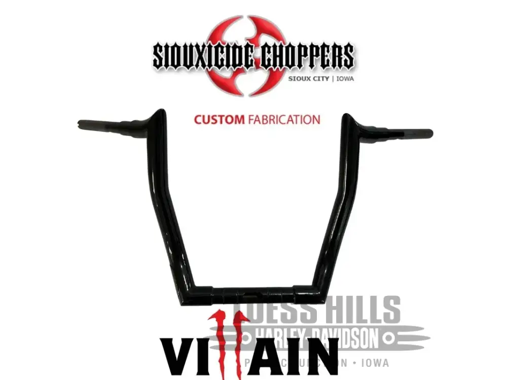 Siouxicide Choopers - VILLAIN Road Glide Handle Bars Black