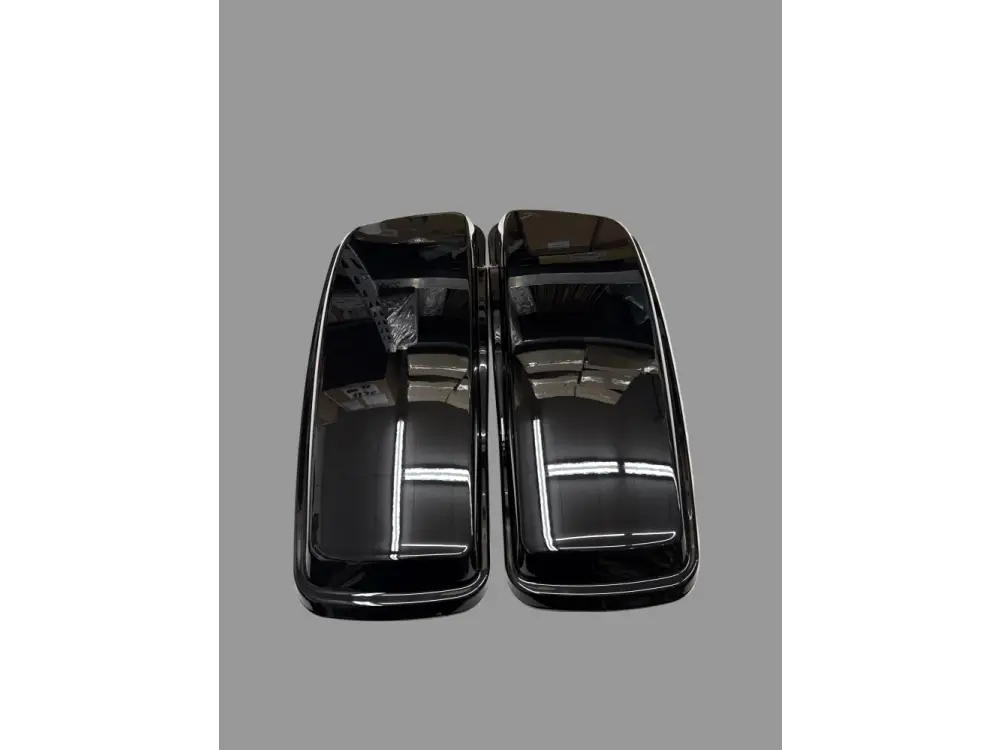 Standard Lids For Harley Davidson Saddlebags - Vivid Black