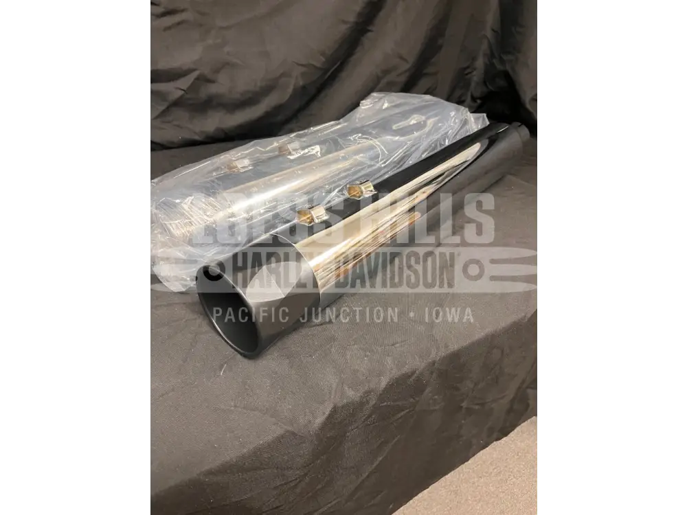 TAB PERFORMANCE 4’’ CHROME. SLIP-ON W/ ZOMBIE BAFF. BLK.