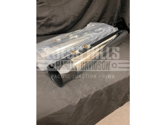 TAB PERFORMANCE 4’’ CHROME. SLIP-ON W/ ZOMBIE BAFF. BLK.