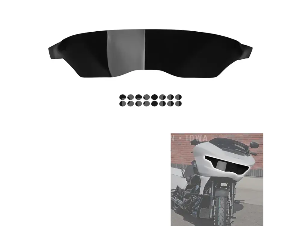 TCMT Black Headlight Guard Cover Fit For Harley 2023-2025
