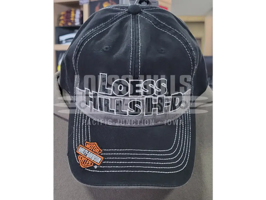 Unisex HD Loess Hills Adjustable Logo Hat - Black